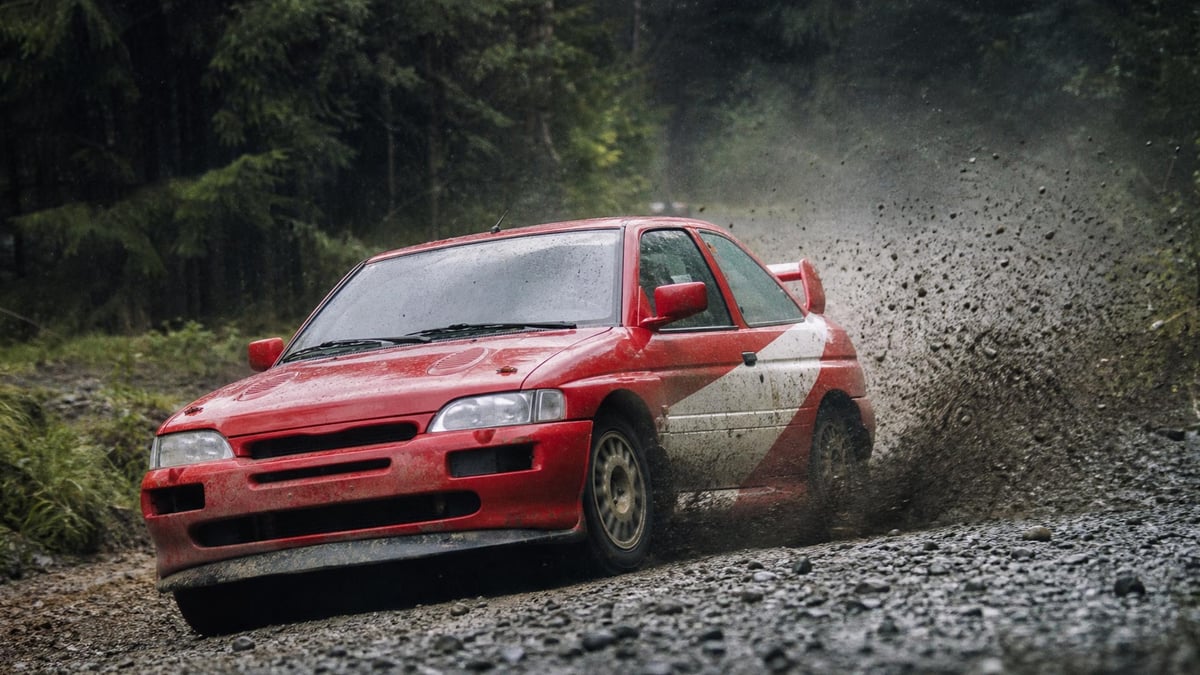Ralliauto.