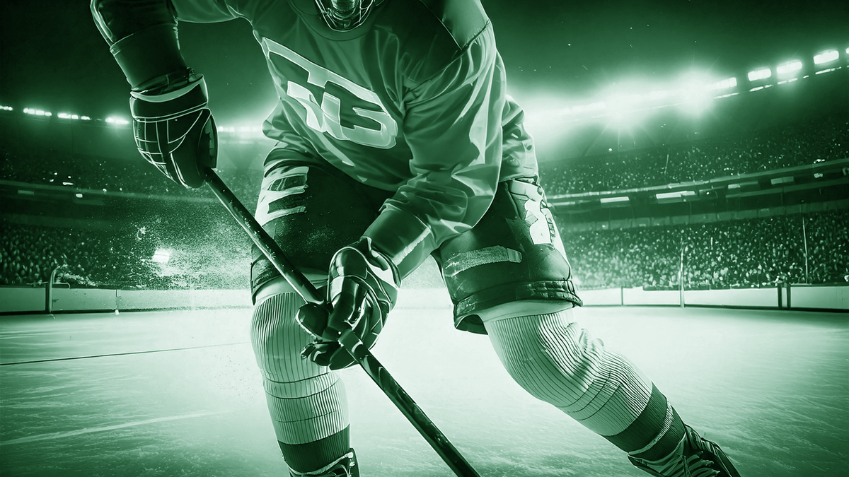 Jääkiekko pelaaja.