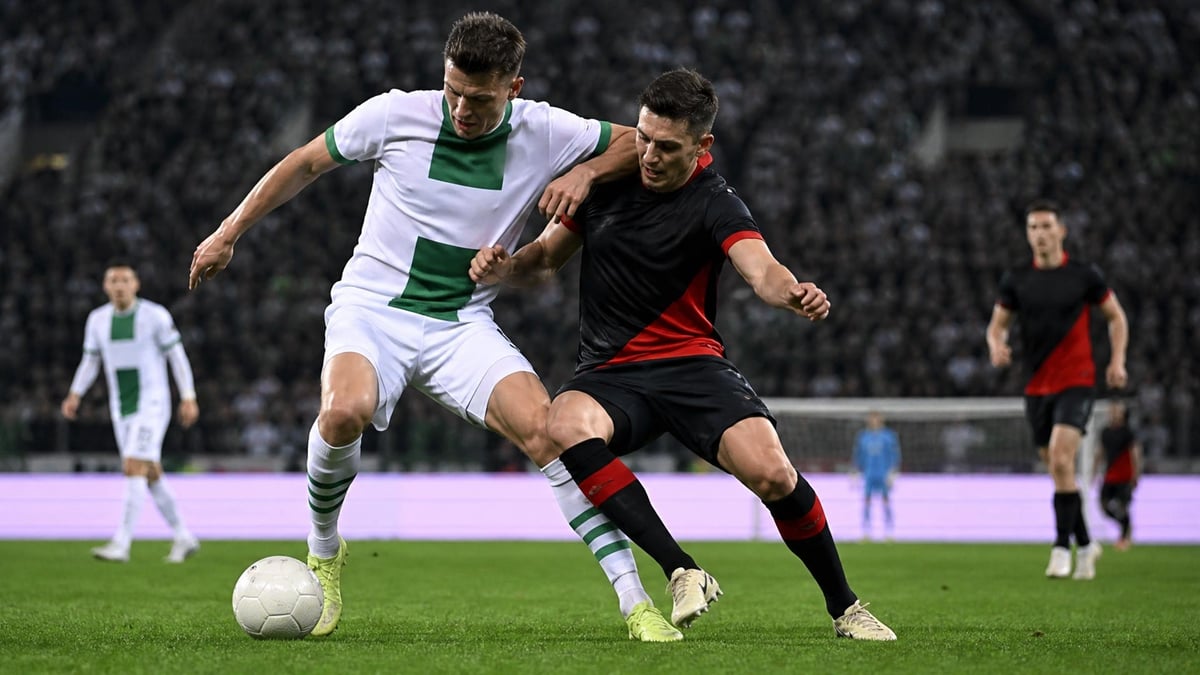 Ottelu Bundesliigassa.