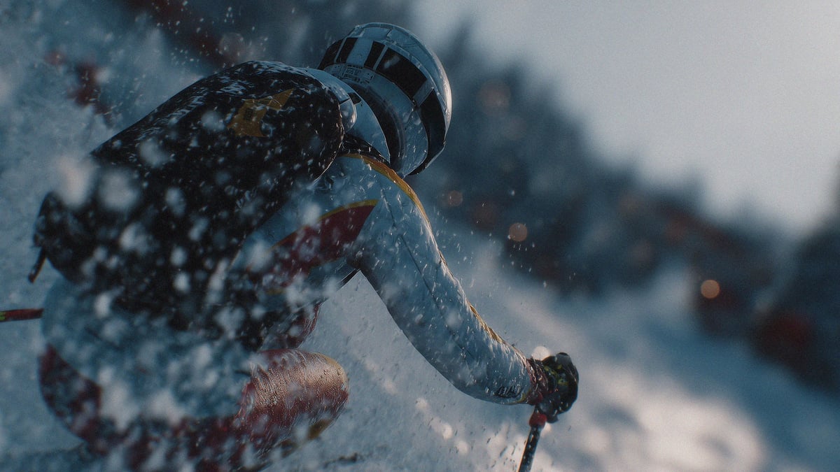 Kuva hiihtokilpailusta