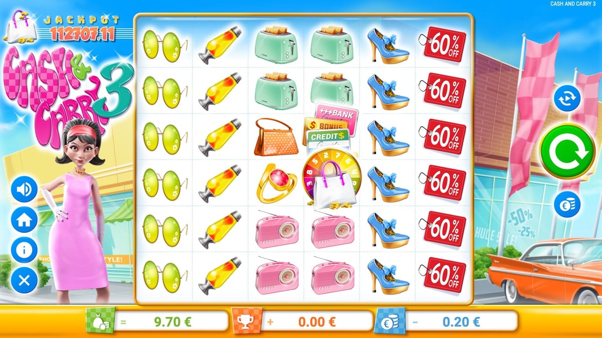 Stillkuva Pafin Cash & Carry slotista