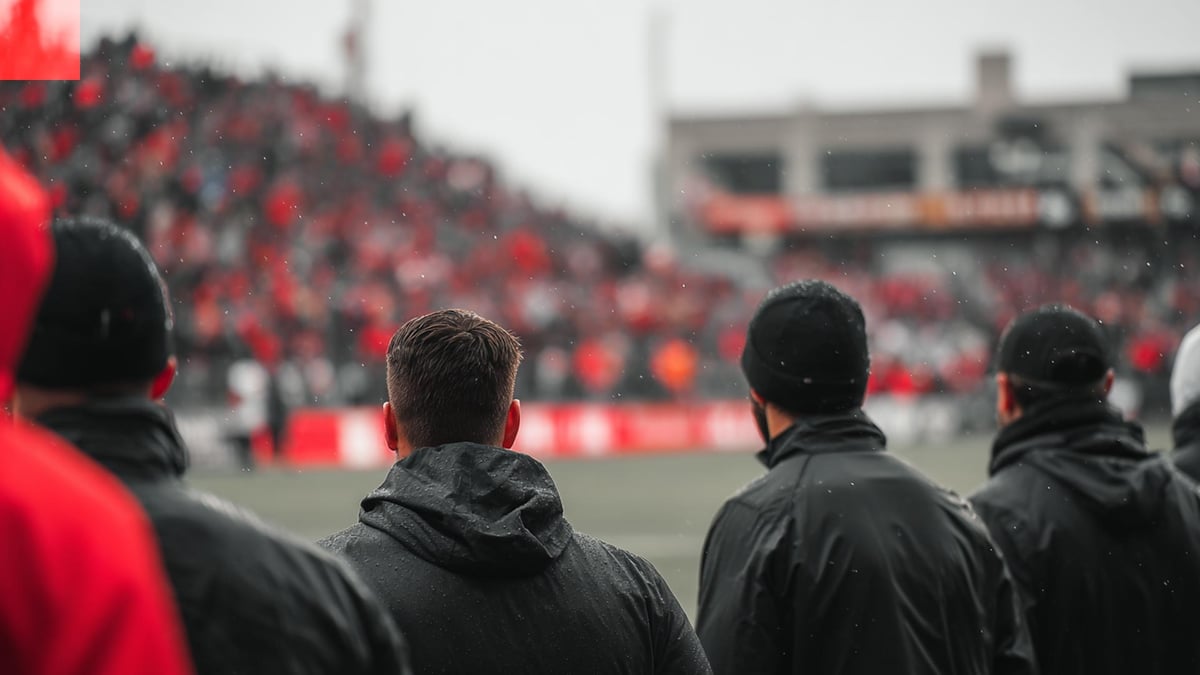 Käynnissä oleva jalkapallo-ottelu