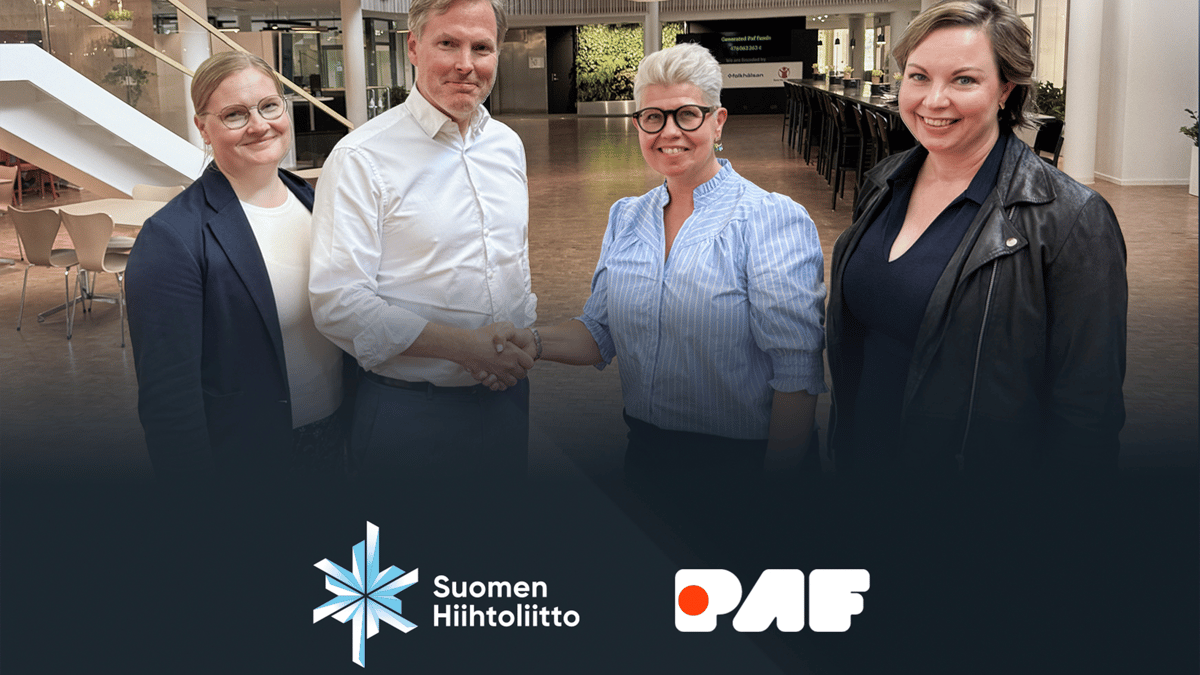 Paf solmii sopimusta Suomen Hiihtoliiton kanssa