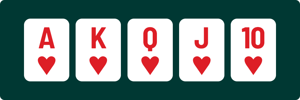 royal flush cards