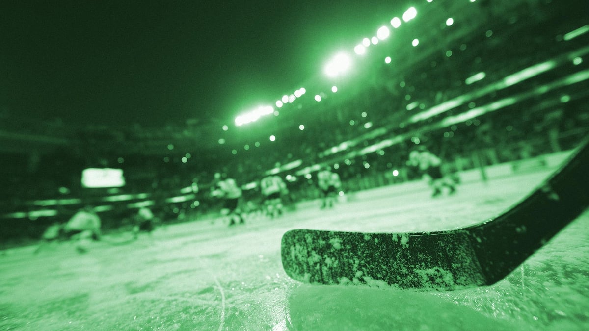 Kuva olympialaisten jääkiekko-ottelusta