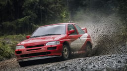 Ralliauto.