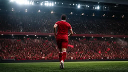 Serie A:n jalkapalloilija.