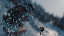 Kuva hiihtokilpailusta